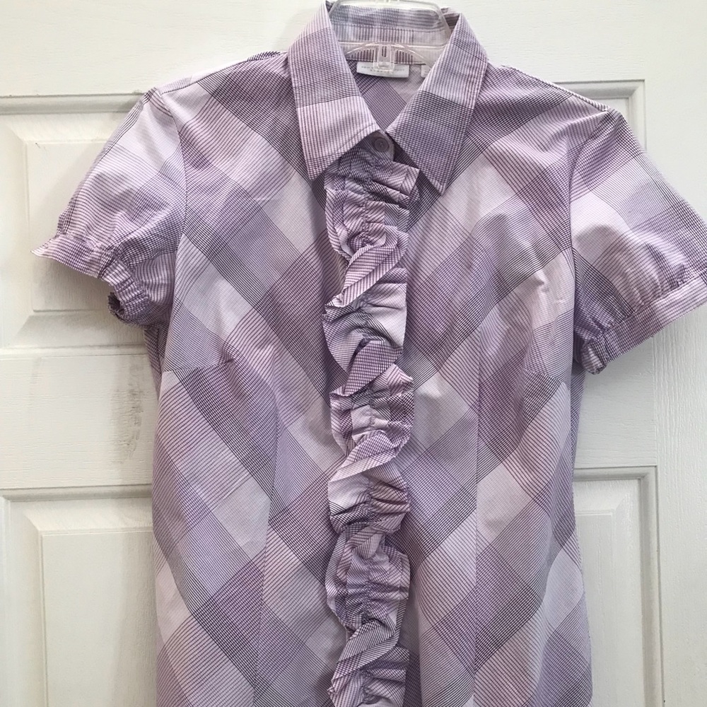 Purple Stripe Top